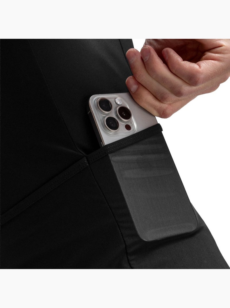 Camisola de ciclismo gravel de manga curta para homem Preto - Kiabi