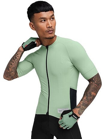 Camisola de ciclismo gravel de manga curta para homem
