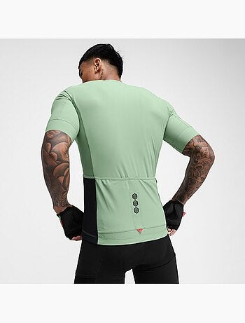 Camisola de ciclismo gravel de manga curta para homem