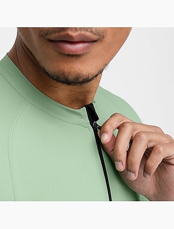 Camisola de ciclismo gravel de manga curta para homem