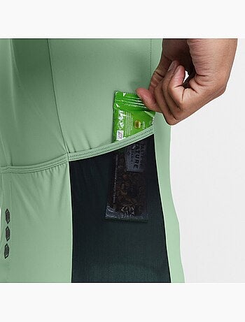 Camisola de ciclismo gravel de manga curta para homem