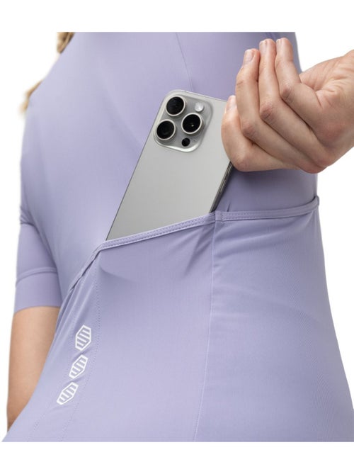 Camisola de ciclismo gravel de manga curta para mulher - Kiabi