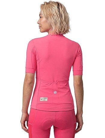 Camisola de ciclismo gravel de manga curta para mulher