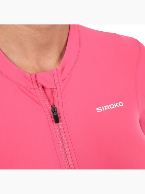 Camisola de ciclismo gravel de manga curta para mulher - Kiabi