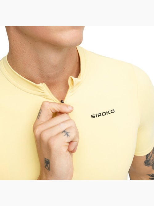 Camisola de ciclismo gravel de meio fecho zipper para homem - Kiabi
