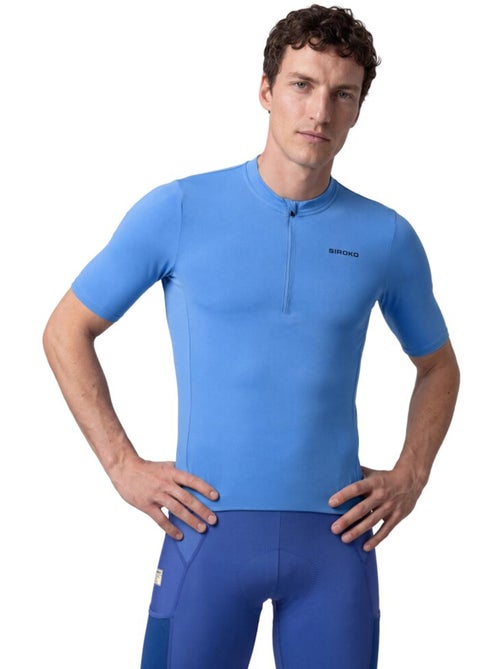 Camisola de ciclismo gravel de meio fecho zipper para homem - Kiabi