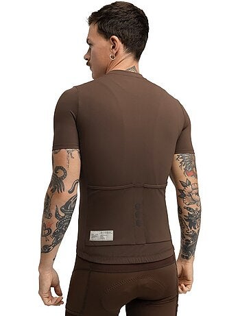 Camisola de ciclismo gravel de meio fecho zipper para homem