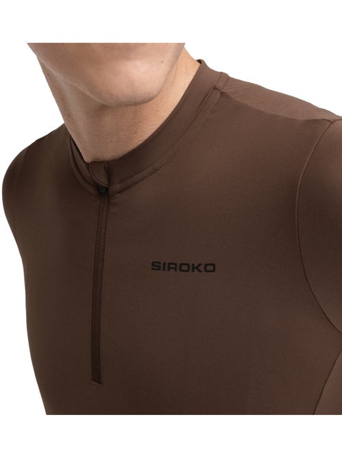 Camisola de ciclismo gravel de meio fecho zipper para homem - Kiabi