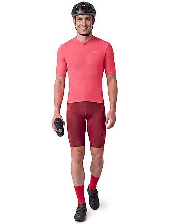 Camisola de ciclismo gravel de meio fecho zipper para homem