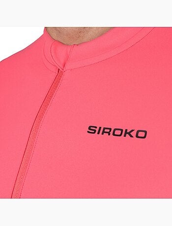Camisola de ciclismo gravel de meio fecho zipper para homem