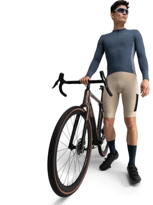 Camisola de ciclismo gravel manga comprida homem - Kiabi