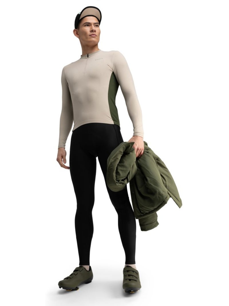 Camisola de ciclismo gravel manga comprida homem Bege - Kiabi