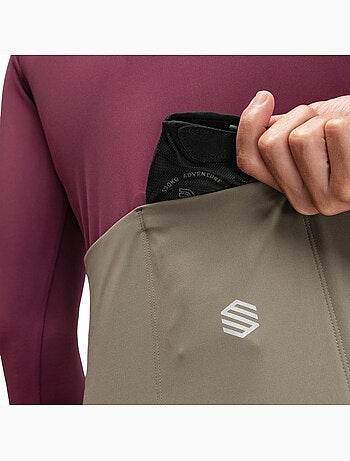 Camisola de ciclismo gravel manga comprida homem