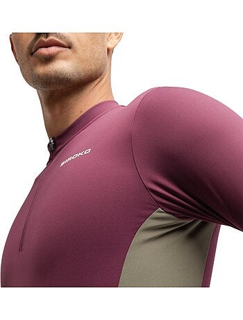 Camisola de ciclismo gravel manga comprida homem