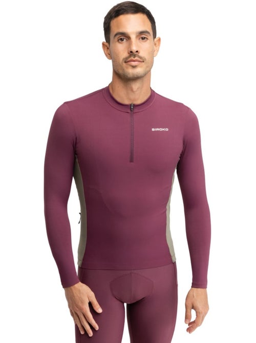 Camisola de ciclismo gravel manga comprida homem - Kiabi