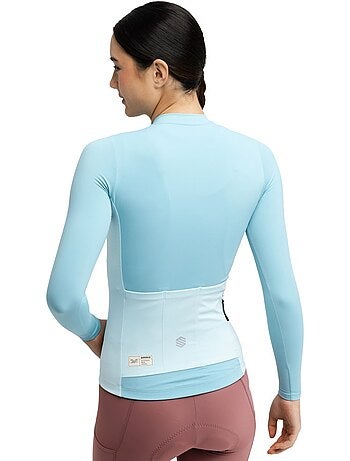 Camisola de ciclismo gravel manga comprida mulher