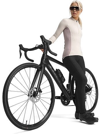 Camisola de ciclismo gravel manga comprida mulher