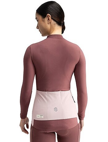 Camisola de ciclismo gravel manga comprida mulher