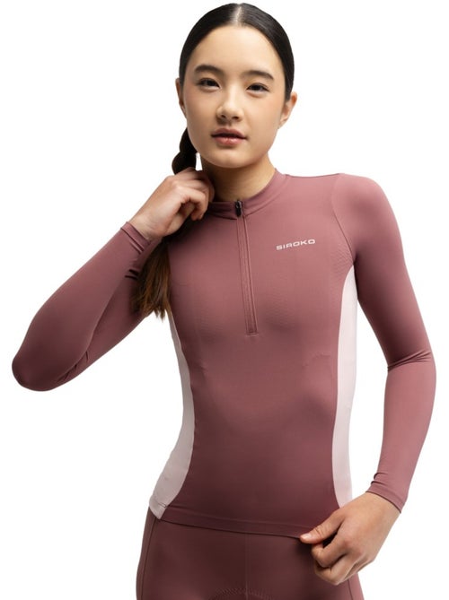 Camisola de ciclismo gravel manga comprida mulher - Kiabi