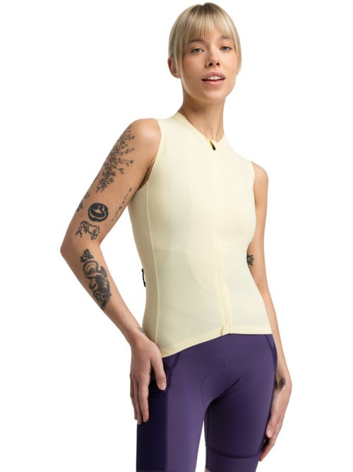 Camisola de ciclismo gravel sem mangas para mulher - Kiabi Camisola de ciclismo gravel sem mangas para mulher - Kiabi