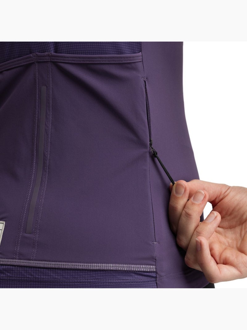 Camisola de ciclismo gravel sem mangas para mulher Roxo - Kiabi