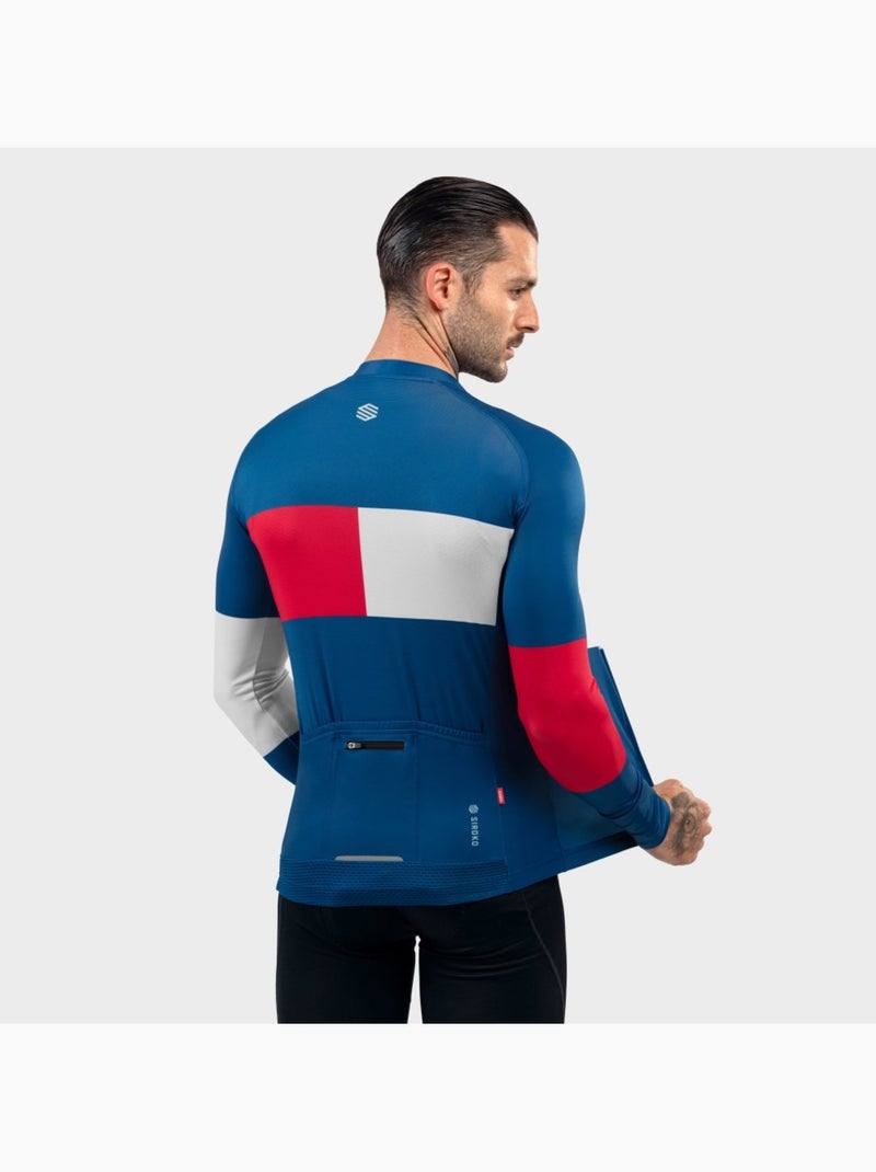 Camisola de ciclismo manga comprida homem Azul - Kiabi