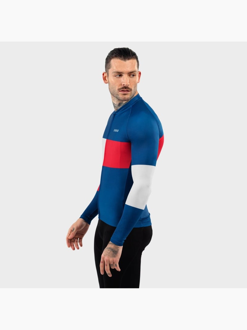Camisola de ciclismo manga comprida homem Azul - Kiabi