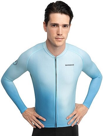 Camisola de ciclismo manga comprida homem
