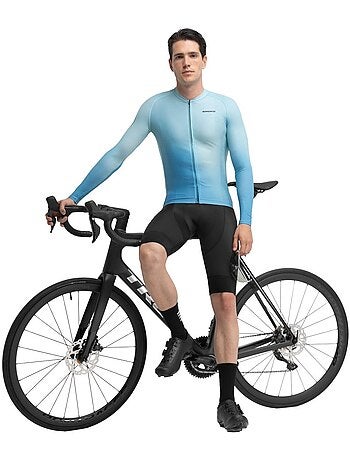 Camisola de ciclismo manga comprida homem