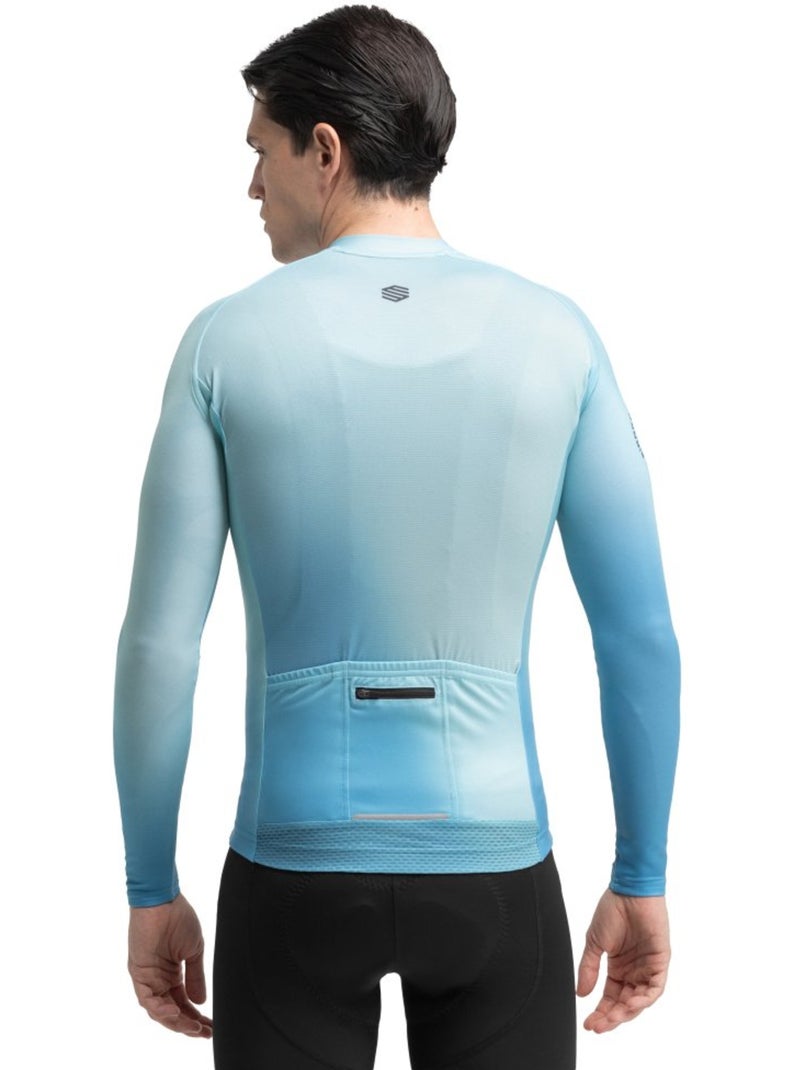 Camisola de ciclismo manga comprida homem Azul - Kiabi