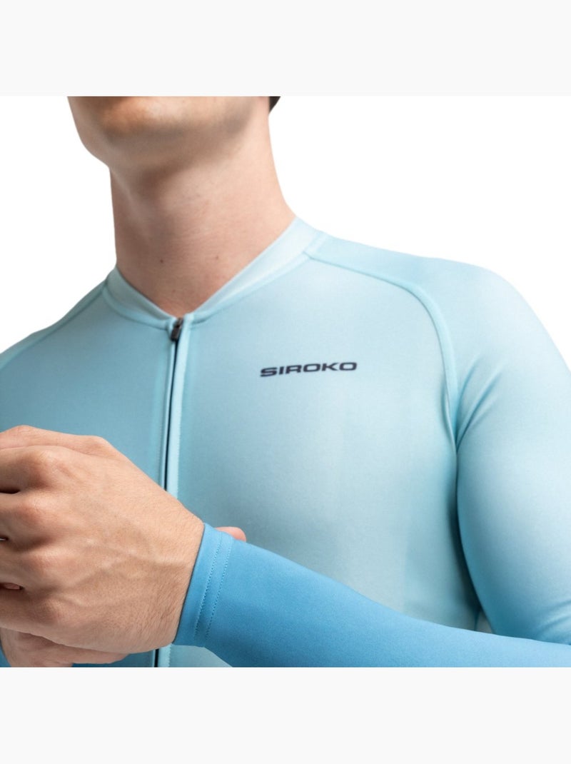 Camisola de ciclismo manga comprida homem Azul - Kiabi