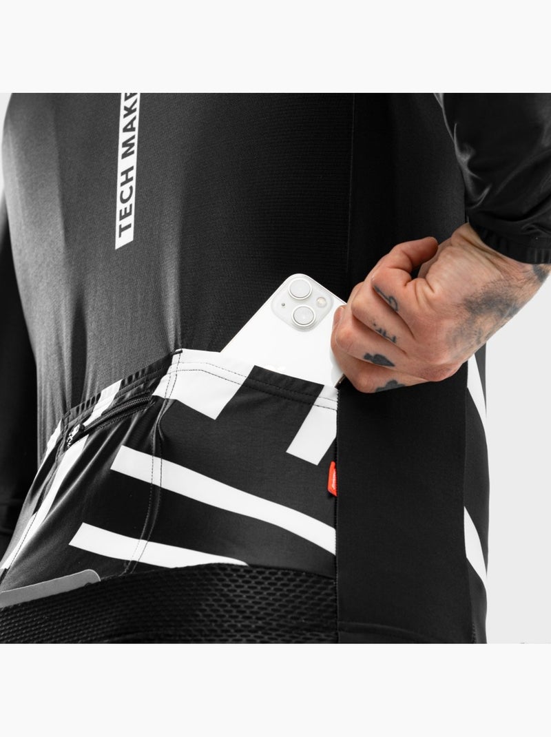 Camisola de ciclismo manga comprida homem Preto - Kiabi