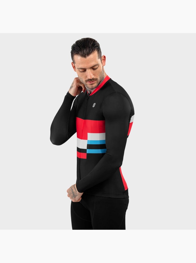 Camisola de ciclismo manga comprida homem Preto - Kiabi