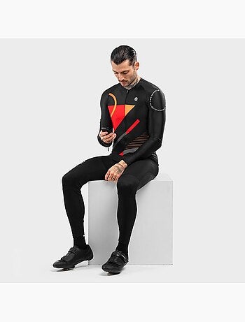 Camisola de ciclismo manga comprida homem