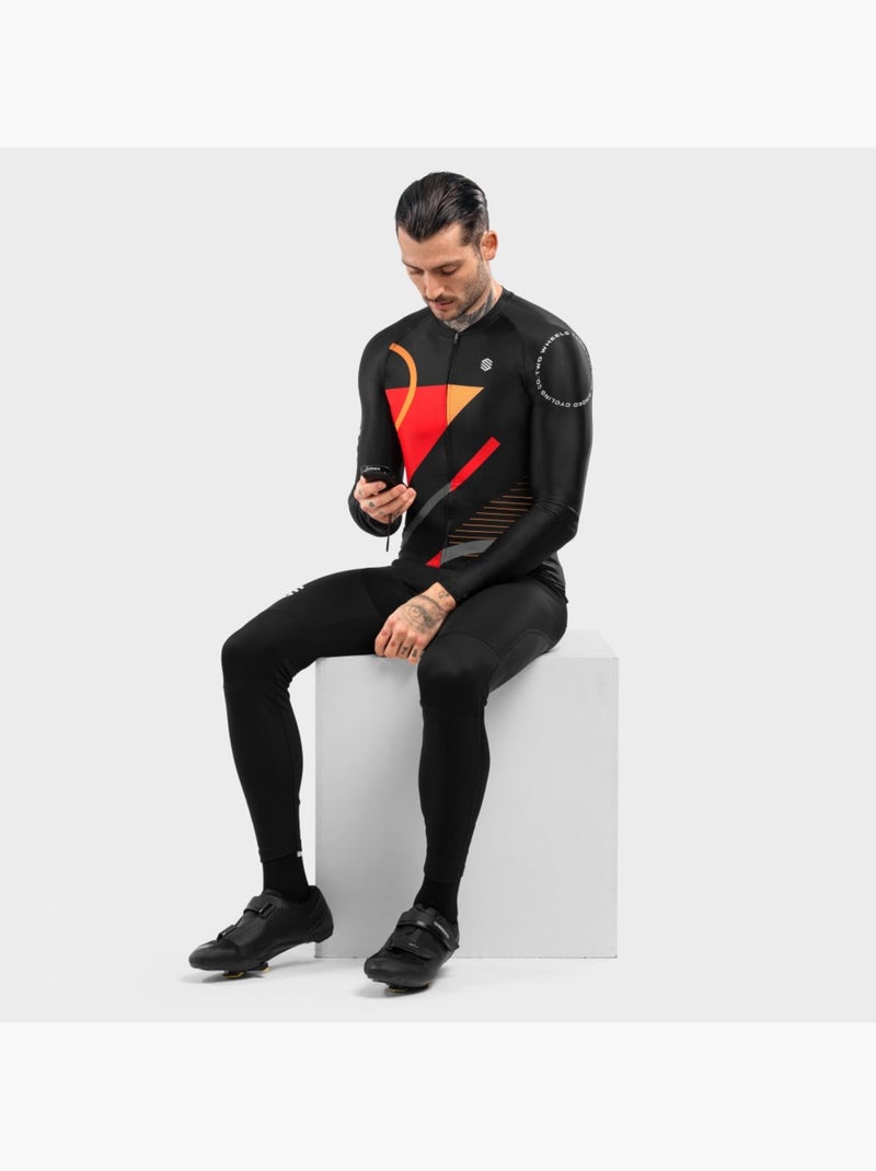 Camisola de ciclismo manga comprida homem Preto - Kiabi