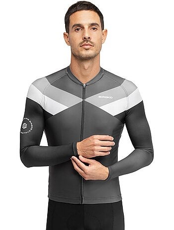 Camisola de ciclismo manga comprida homem