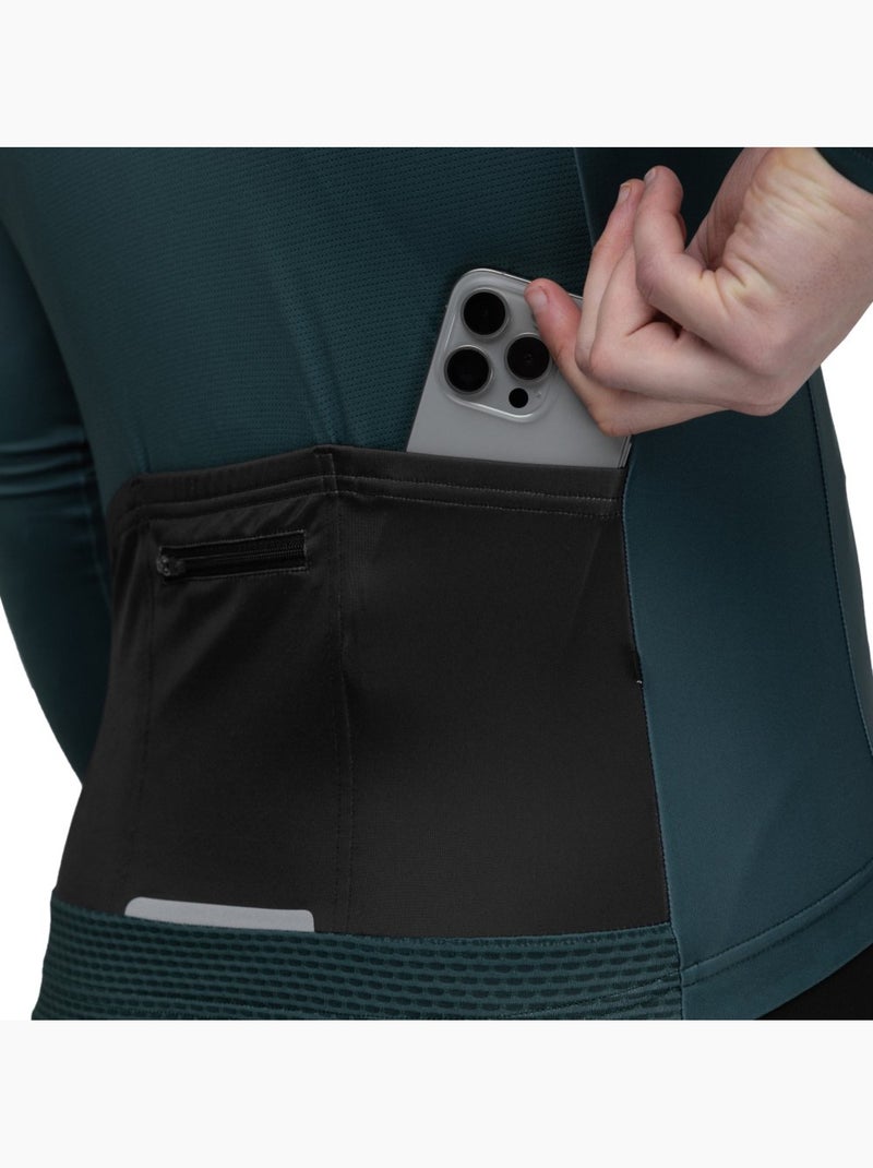 Camisola de ciclismo manga comprida homem Verde escuro - Kiabi