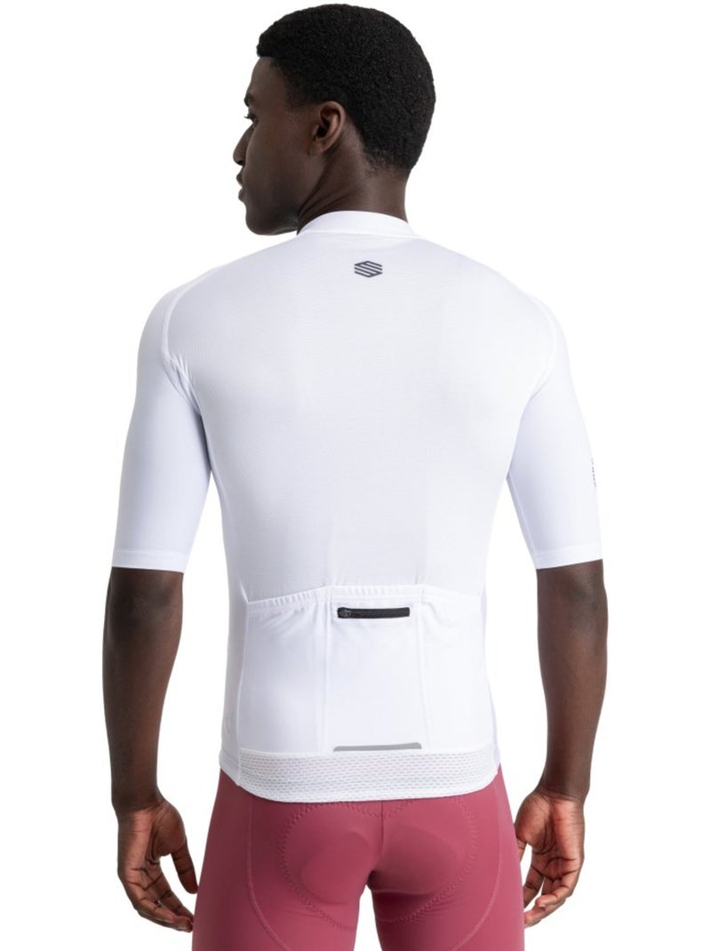 Camisola de ciclismo manga curta homem Branco - Kiabi
