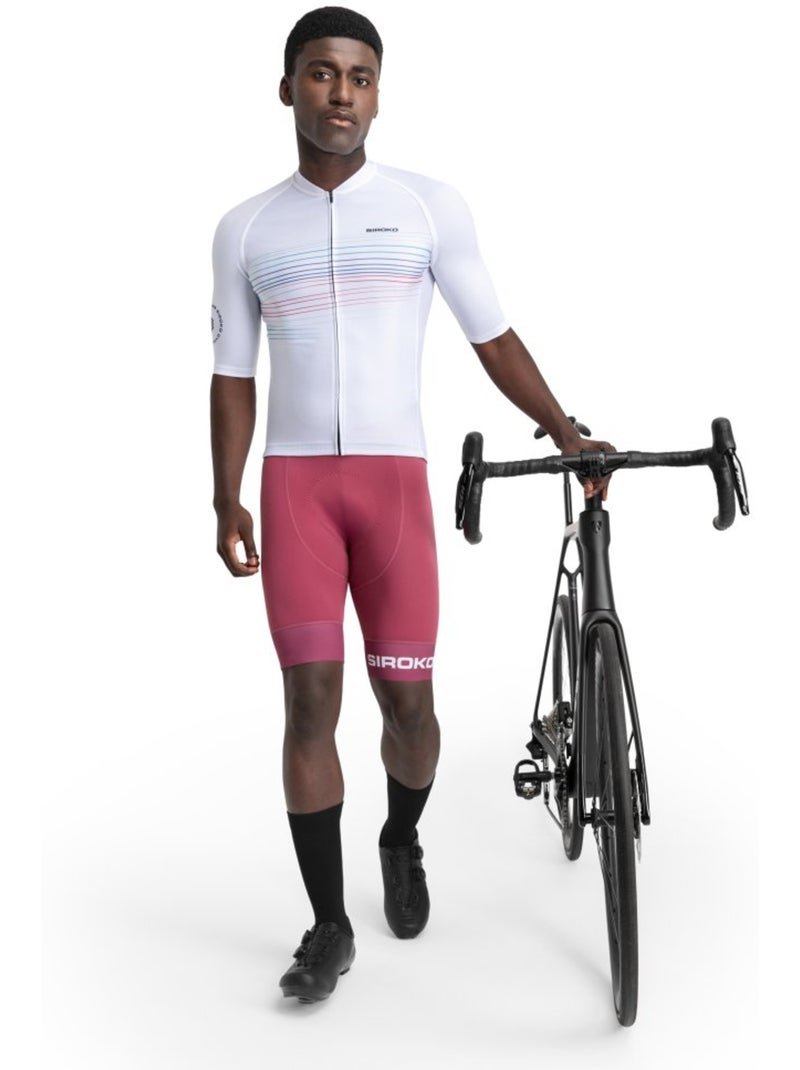 Camisola de ciclismo manga curta homem Branco - Kiabi