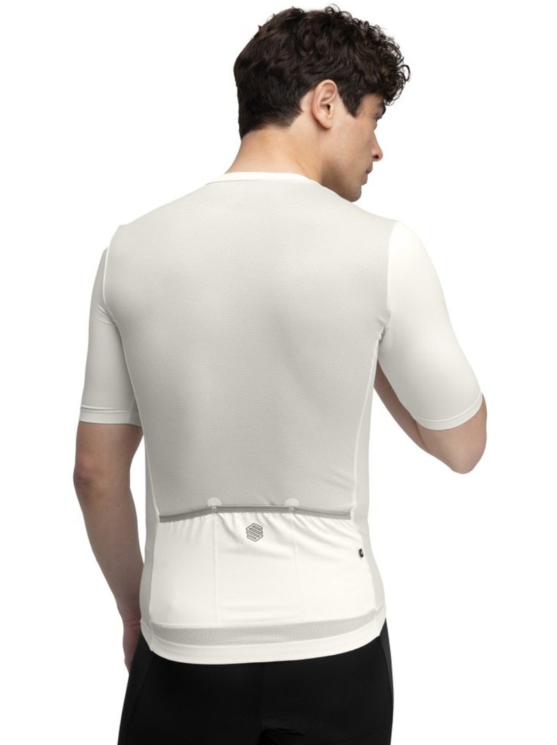 Camisola de ciclismo manga curta homem Branco - Kiabi