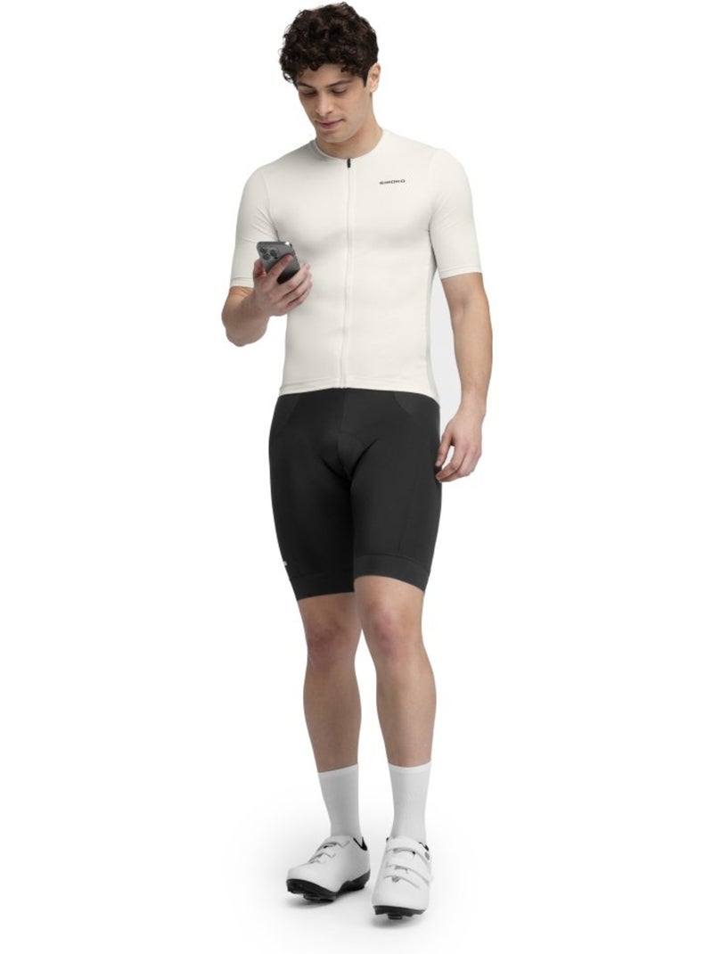 Camisola de ciclismo manga curta homem Branco - Kiabi