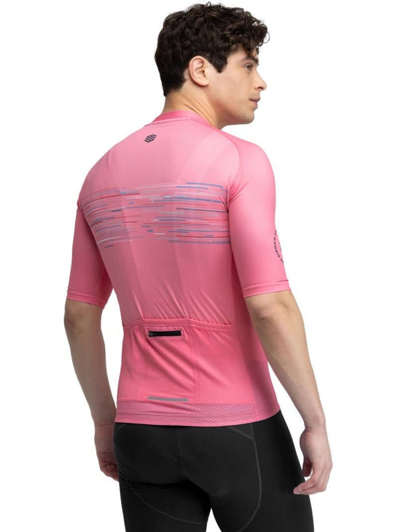 Camisola de ciclismo manga curta homem Coral - Kiabi