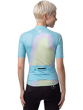 Camisola de ciclismo manga curta mulher