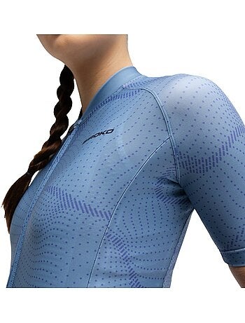 Camisola de ciclismo manga curta mulher
