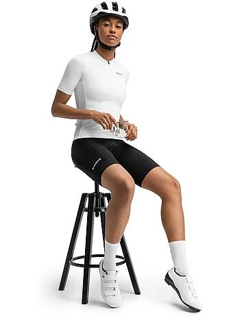 Camisola de ciclismo manga curta mulher