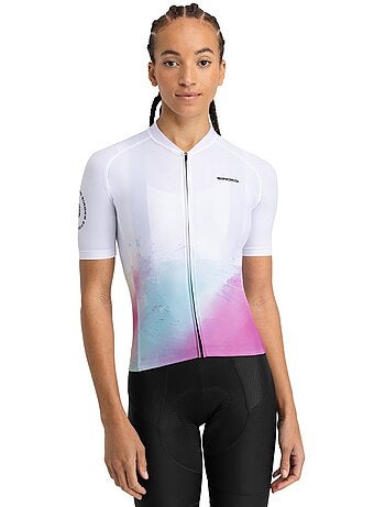 Camisola de ciclismo manga curta mulher