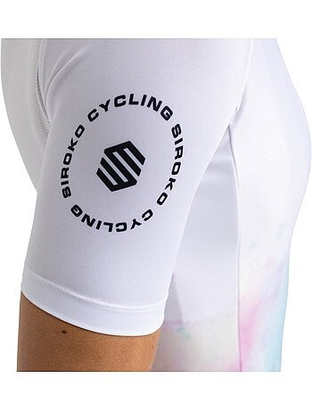 Camisola de ciclismo manga curta mulher