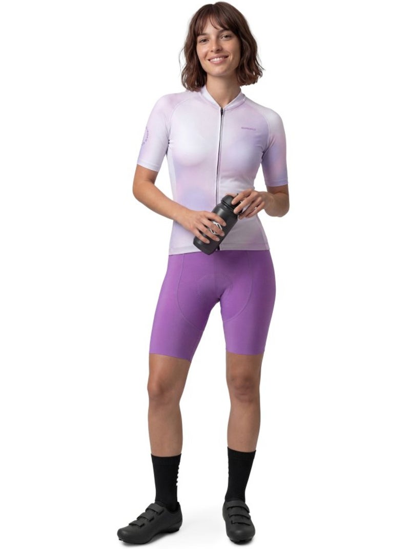 Camisola de ciclismo manga curta mulher Branco - Kiabi