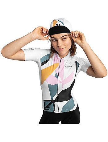 Camisola de ciclismo manga curta mulher