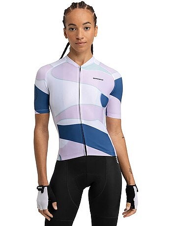 Camisola de ciclismo manga curta mulher